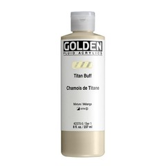 Fluid Acrylic, 8 Ounce Bottle Titan Buff