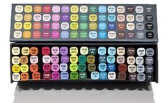 Alpha Design Marker Gold Label 60 A/B Set Broad and Fine nip Graphic cartoon