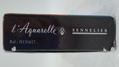 L’Aquarelle French Watercolor Paint Metal Set of 18 Half Pans