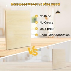 From One 4 Pack 12X16 Basswood Paint Pouring Panels For Acrylic Pouring Oil