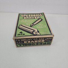 Vintage Speedball Brayer No 51 4 Inch Rubber Roller Block Printing Hunt Pen Co