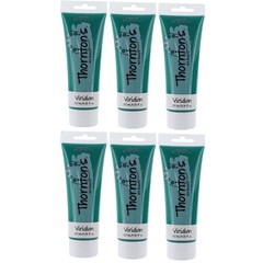Thornton’s Art Supply Acrylic Paint Tube, 120ml (4.0oz), Pack of 6 – Viridian