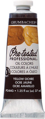 Oil Paint Yellow Ochre 37ml 1.25 oz Artist Professional Paint Tube Canvas Wood