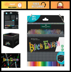 100 Count Soft Core Colored Pencils Set – Bold Pigment, Break-Resistant, Ergonom