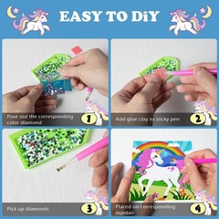 5D Diamond Art Kits for Kids Beginners Easy Kits Arts and Crafts for Kids