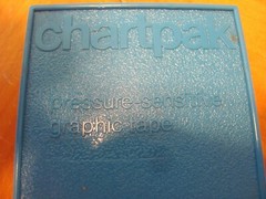 Chartpak Pressure Sensitive Graphics Tape 258A in Black New Old Stock in Box