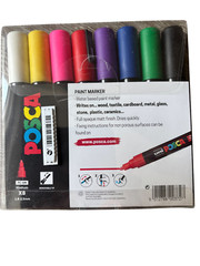 POSCA PC-3M Paint Marker Art Pens – 1.8 – 2.5 mm – 8 Pens