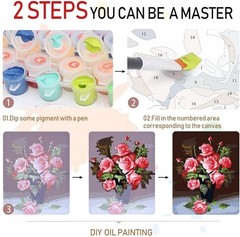 Sun And Moon Paint By Numbers Kit Celestial Sun Moon Mystic Sky Full Drill