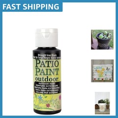 Wrought Iron Black Patio Paint, 2-Ounce – Non-Toxic & Weather-Resistant Finish
