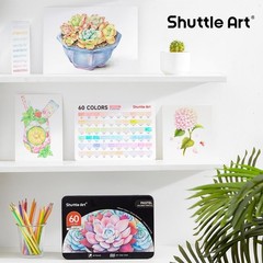 60 Pastel Colored Pencils, Colored Pencils for Adult Coloring, Soft Core Penc…