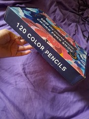 120 Oily Color Pencils Artists, Teachers, Kids Craft Rich & Vibrant Pigment