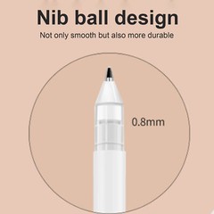 2pcs White Gel Pens Fine Point Tip Marker Water Based White Paint Pens