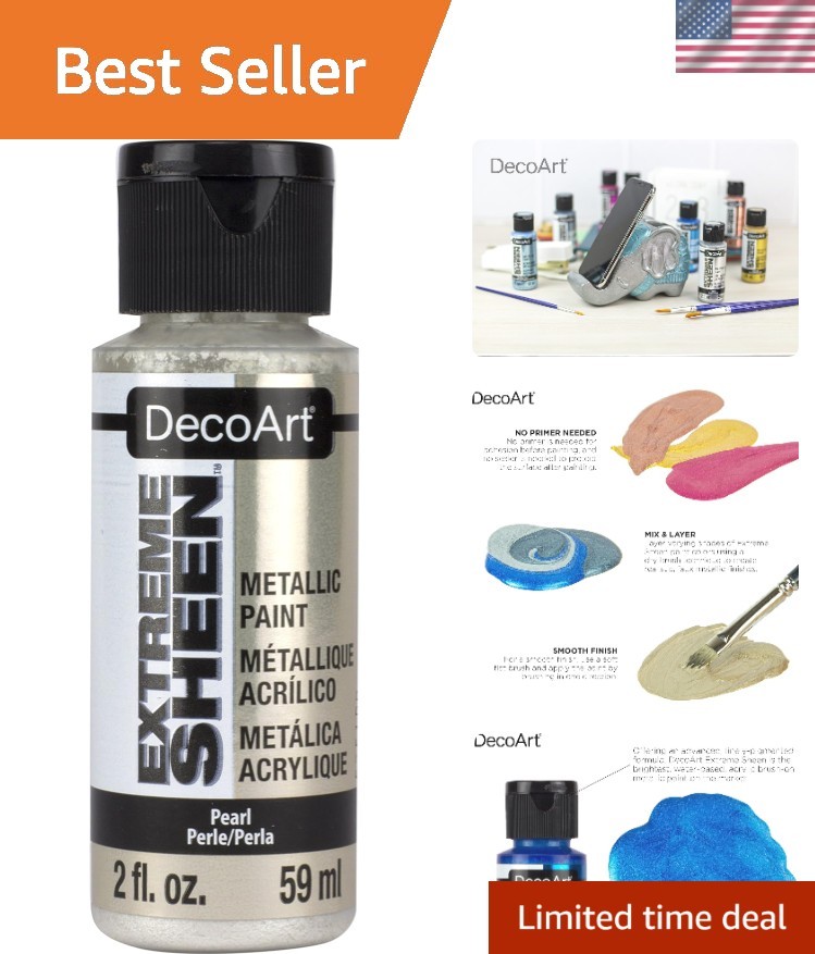 Extreme Sheen Pearl Acrylic Paint – 2 Fl Oz of High-Quality Metallic Color
