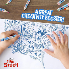 Stitch Colored Pencils for Kids Adults 72 Kawaii Coloring Pencils Art School Sup