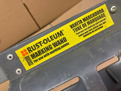 Rust-Oleum 2393000 Professional Plastic/Steel Marking Wand ~ Used