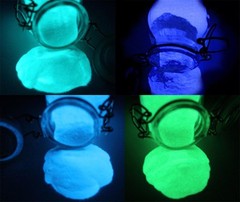 GLOW IN THE DARK AQUA, GREEN, BLUE, or LILAC PIGMENT POWDER 1-2lb, Holiday Slime