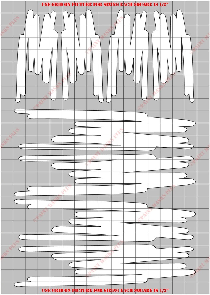 SPG7501W Ink Graphic Water Based Vinyl Masking/ Stencil Kit