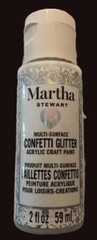Martha Stewart Multi-Surface Confetti Glitter Acrylic Paint (Disco Ball) 2 fl oz