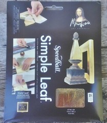 Simple Gold Leaf Leafing Transfer Sheets 18 pc Mona Lisa Art Products Speedball