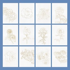 Coloring , 10.2 X 7.2 Inches 100% Cotton Hot Pressed , 140lb/300gsm, 12 Uniqu…