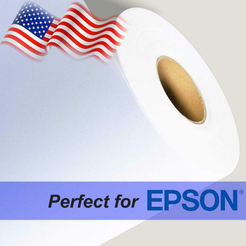 Digital Inkjet Canvas Matte 17″24″36″44″54″60″ Roll for EPSON Aqueous Printers