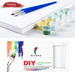 Framed DIY Paint by Numbers for All Ages – Perfect Gift for Any Occasion