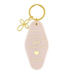 Creative Brands Faithworks – Inspirational Vintage Style Motel Key Ring, 3.5 x