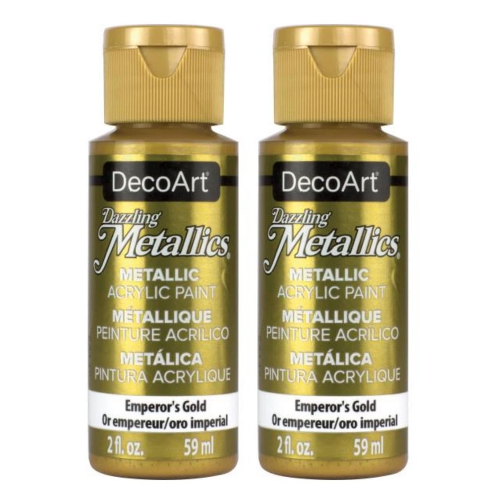 Dazzling Metallics Acrylic Paint 2oz Emperor’s Gold Craft Art Supplies