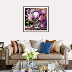 Flower Diamond Painting Kits for Adults, 5D Full Drill Diamond Art Kits for v