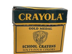 Crayola School Crayons Gold Medal No. 1616 Colors #52-3016 Replica Box
