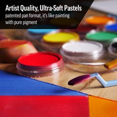 Artist Pastels by GOLDEN, Exploring Mixed Media I – Donna Downey Set, 7 Color…