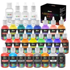 Airbrush Paint 24 Colors, Water Based Airbrushing Paint, Acrylic Paints for A