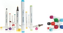 COPIC Classic Coloured Marker Pen – Set of 72 A, For Art & Crafts, Colouring