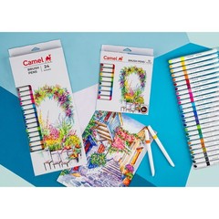 24 PCS Kokuyo Brush Pens Multicolor Shades Drawing Coloring Art Supplies