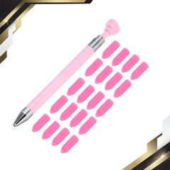Diamond Art Pen with Wax Diamond Art Refillable Wax Pen with 20 Set Wax Pink