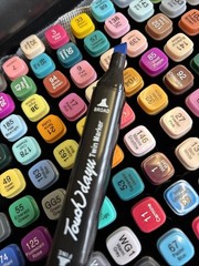 168 Colors Art Markers Pens, Dual Tips Alcohol Markers Permanent Sketch Markers