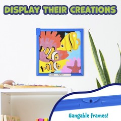 READY 2 LEARN Sand Art Painting | Sea Life | 4 Underwater Scenes | 10 Colors …