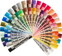 Rich Colors Oil Pastel Set – 50 Acid-Free Pastels for Long-Lasting Drawings