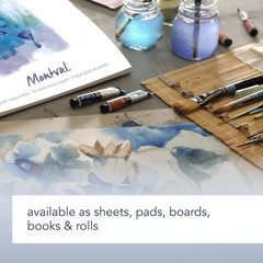 Montval Watercolor Paper Pad Wirebound 10×7 Inch 20 Sheets 140lb 300g Art