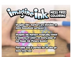 Disney Princess Imagine 1 Ink Mess-Free Marker& 16-Page Game Book Ages 3+
