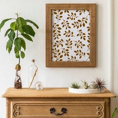 NBEADS Leaf Painting Stencils Templates, 10.8×10.8 Inch 10.8×10.8″,