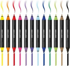 ™ Dual-Tip Sketcher Set 12-Marker Set, Main Kit 1