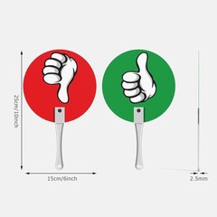 10 Pieces True False Paddles Yes No Paddles for School Classroom Assessment