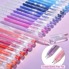 45 PCS Gel Colored Pens Marker For Adult Coloring Book 0.6mm Fine Point Art