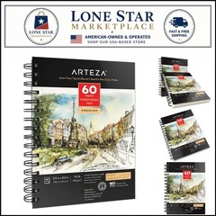 Travel-Friendly 5.5 x 8.5 Mixed Media Pad – Micro-Perforated, Smooth Finish