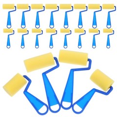 20 Pcs Sponge Rollers Painting Brush Set for Children Creative Craft Fun