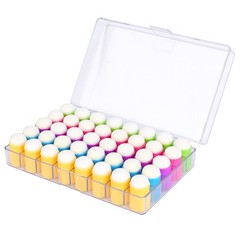 40 PCS Finger Sponge Dauber Storage Case Soft Head Painting Stenciling Art