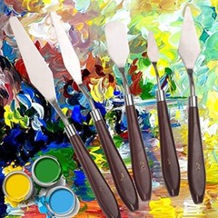 Artist Painting Knives Set – 5 Pieces Painting Knives Stainless TSPGD-5PCS