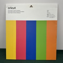 Cricut Smart Paper Sticker Cardstock Bright Bows 13×13 in 10 Sheets Multi-Color