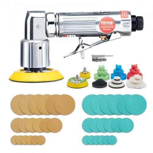 1/2/3 Inch Random Orbital Air Sander, High-Speed 15000RPM Mini Pneumatic San…